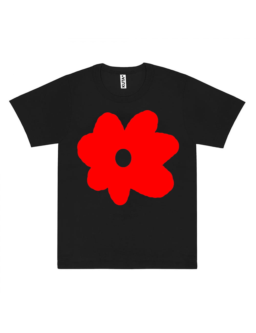 KUTA HOUSE T-shirt 'Red Flower'