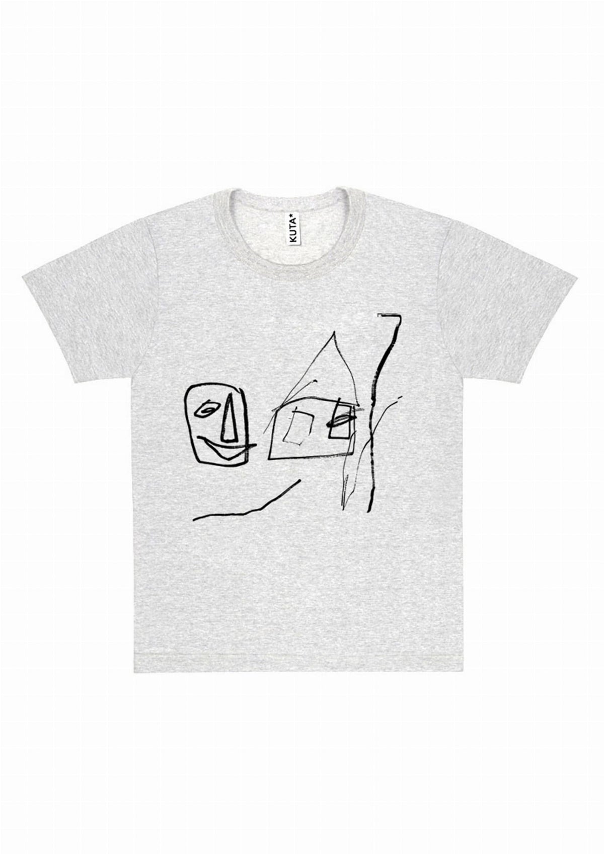 KUTA HOUSE T-shirt 'Head + Home' (Grey)