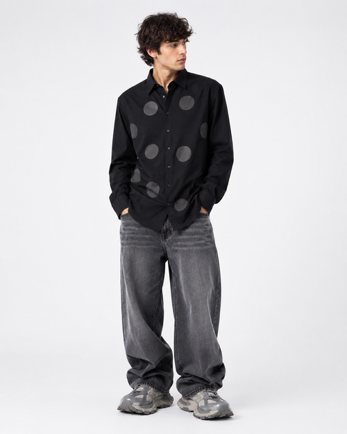KUTA HOUSE 'Black Shirt Dots'
