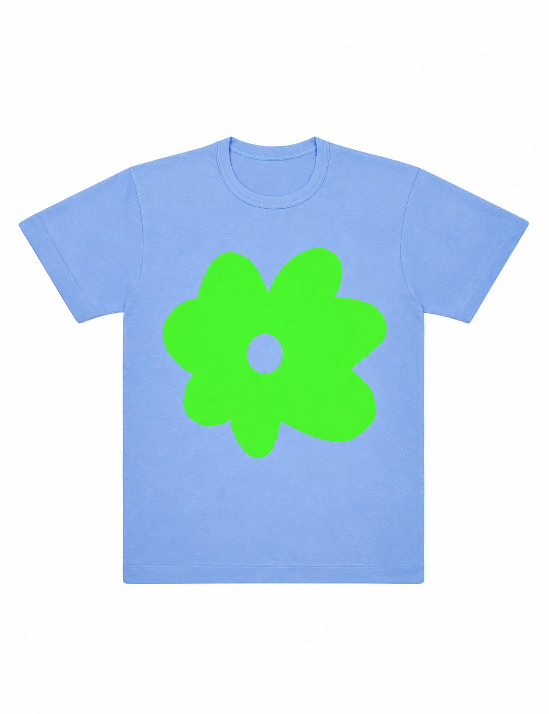 KUTA HOUSE T-shirt 'Green Flower'