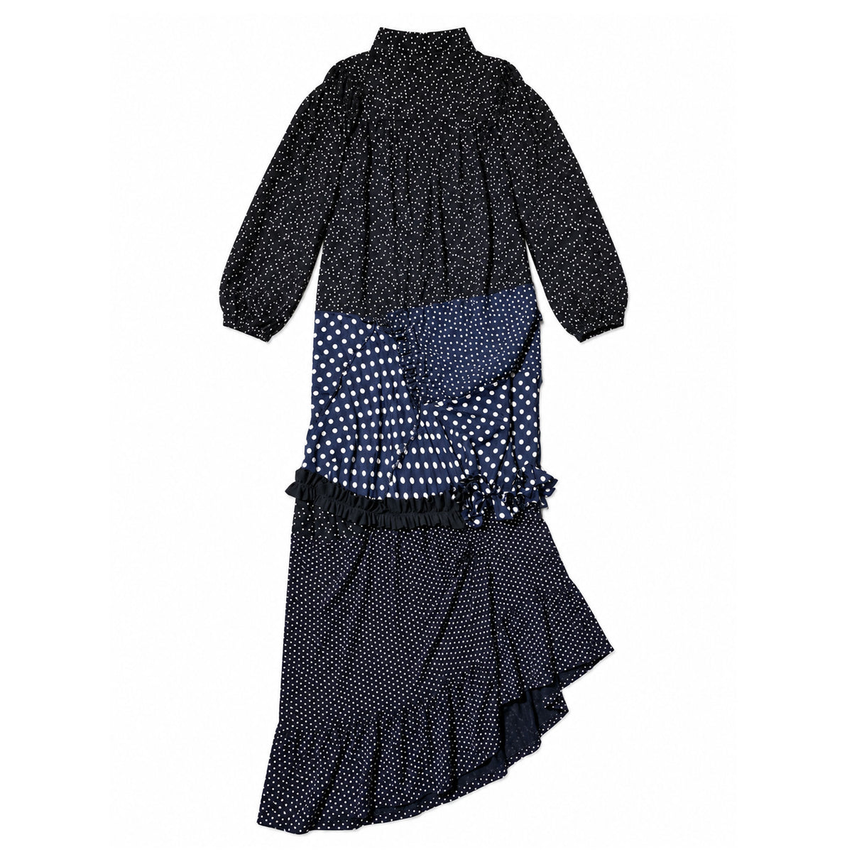 Kuta House 'Polka dot deconstructed dress'